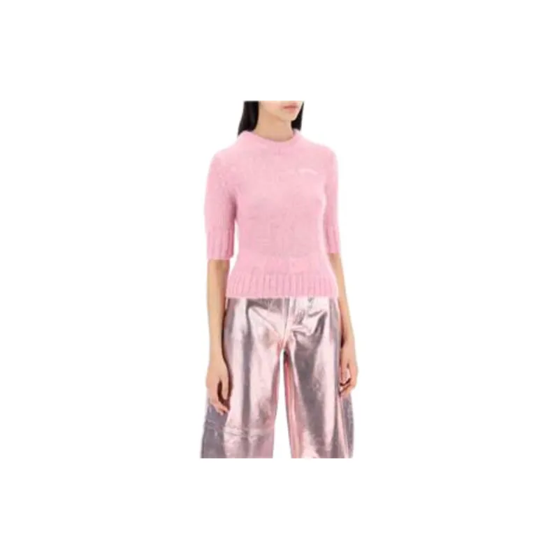 GANNI SS24 Sweater Women's Pink-1