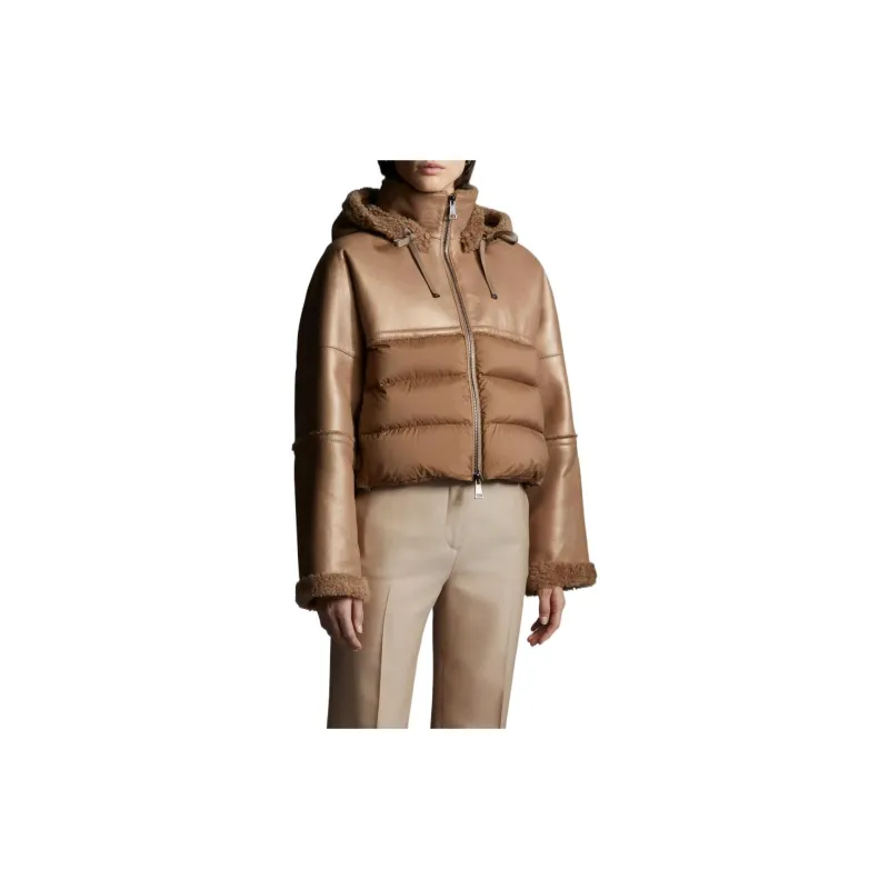 Moncler SS22 Down Jacket Women's Brown-1