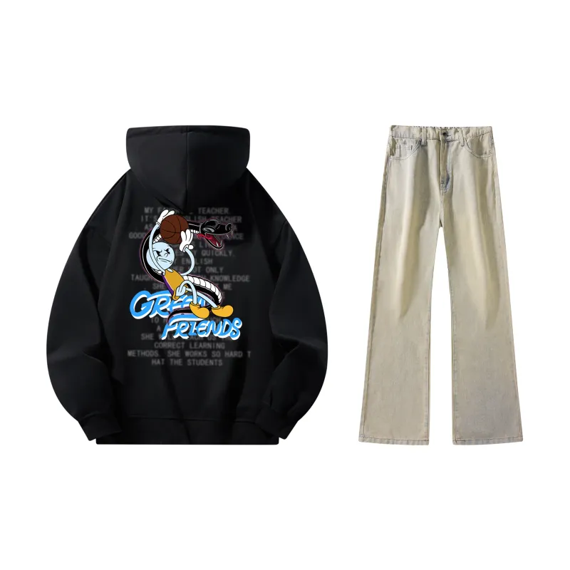 GF x WULIAOYUAN LIANMINGKUAN Sweatshirt Set Unisex-58