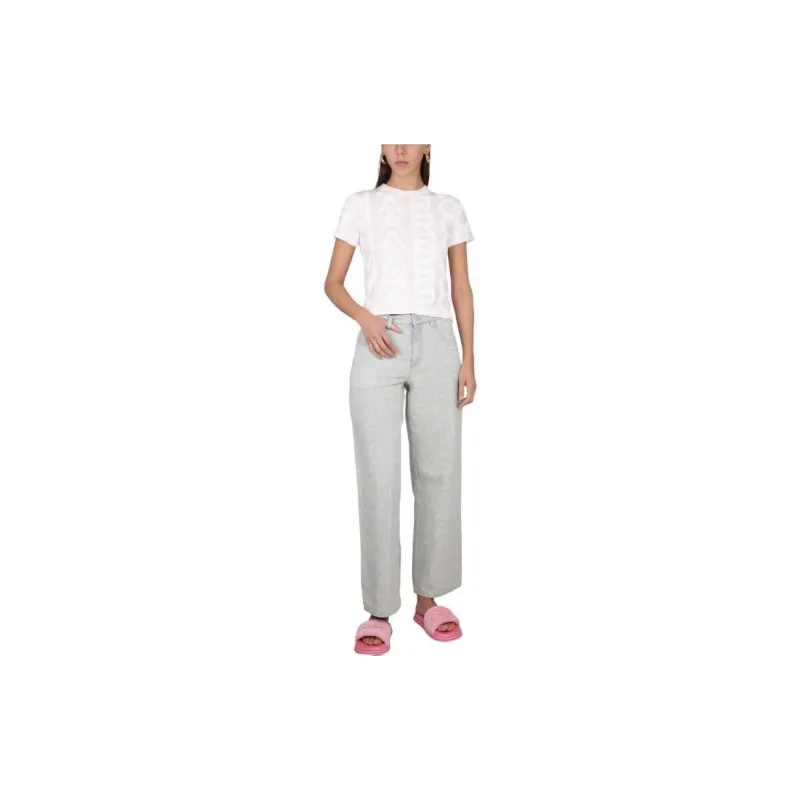 MARC JACOBS The Monogram Wide leg Jeans-1