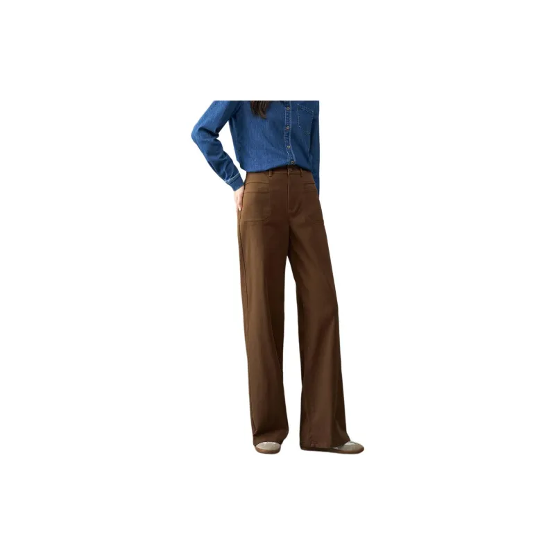 YALIDA Jeans Women's Chocolate-1