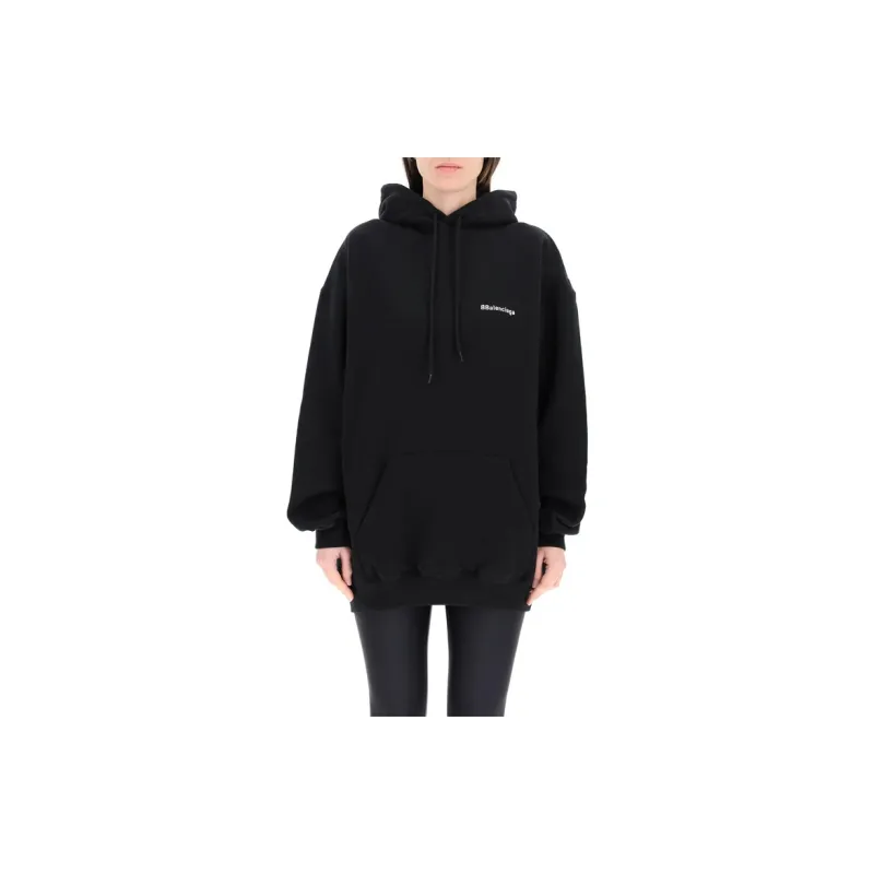 Balenciaga Bb Paris Hoodie 'Black'-1