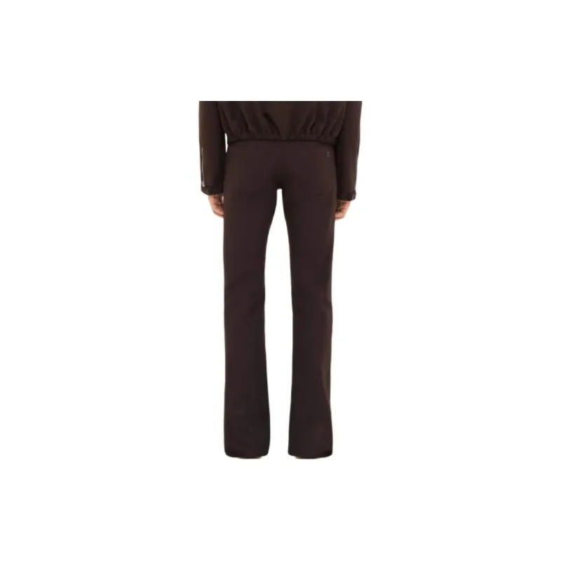 COURREGES Eco Twill Bootcut Pants 'Chocolat'-2