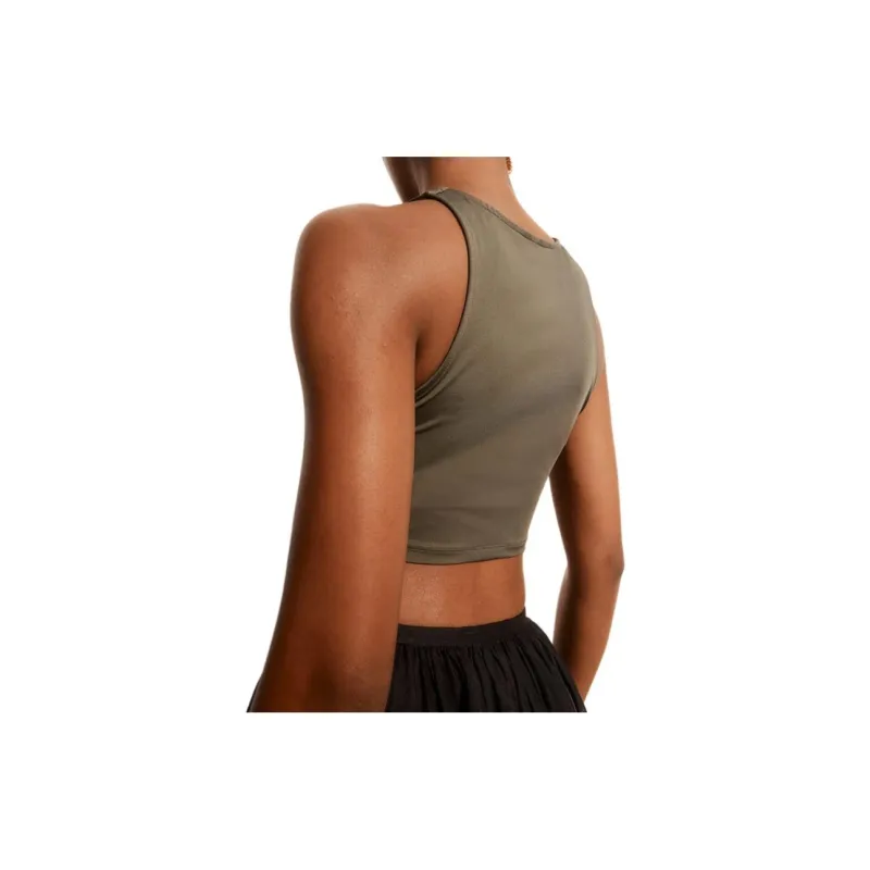 H&M Tank Top Women's Khaki Green-2