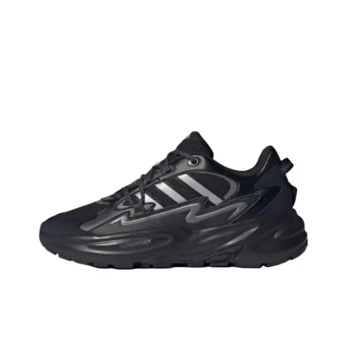 Adidas Ozwave Chunky Sneakers Unisex Low-Top Black/Silver