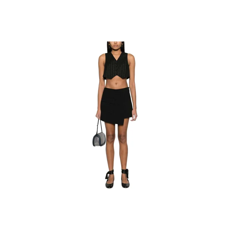 MSGM Casual Shorts Women's Obsidian Black-1