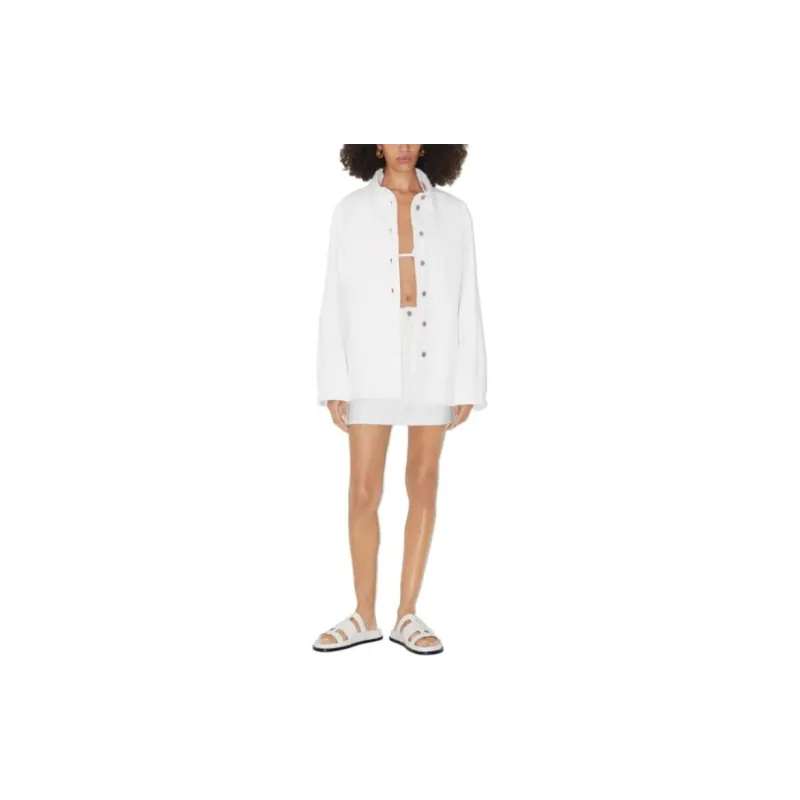 Burberry SS23 Denim Jacket Women's White-1