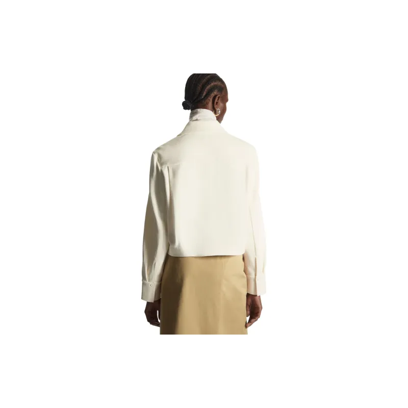 COS Cropped Coats Women's Ecru-1