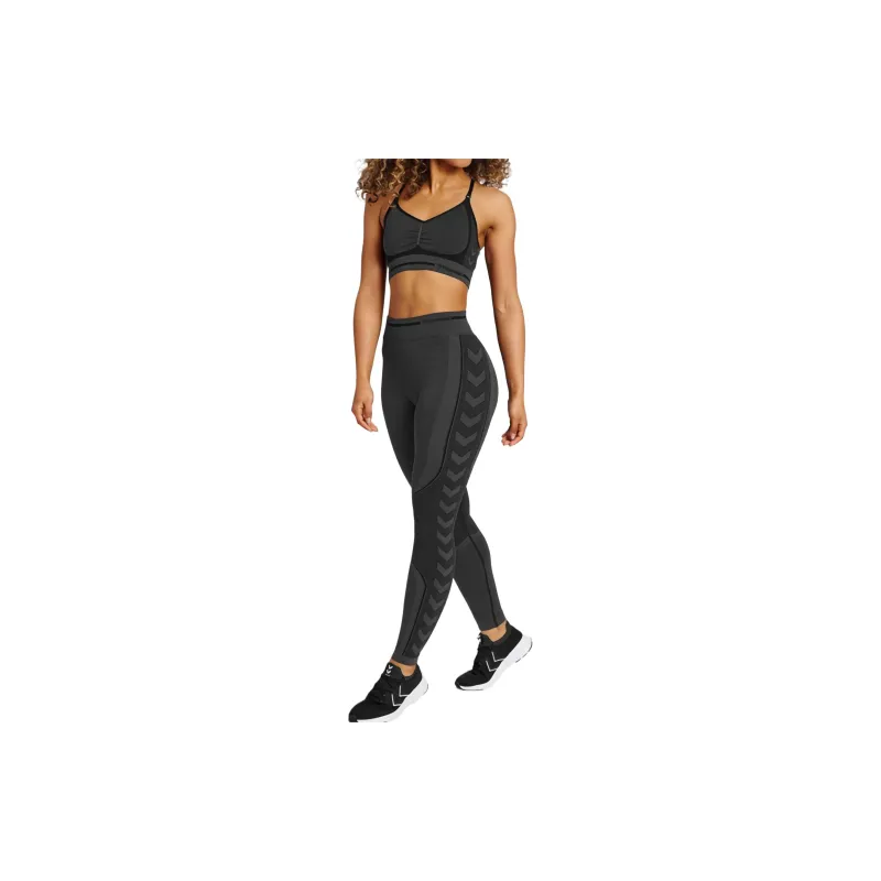 Hummel HmlMT LULU SEAMLESS SCRUNCH TIGHTS Knitted Sweatpants Women's Black-5