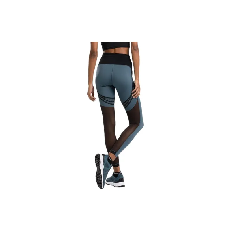 Reebok Lux Perform Leggings Athletic Trousers Women's Basketball Blue-3