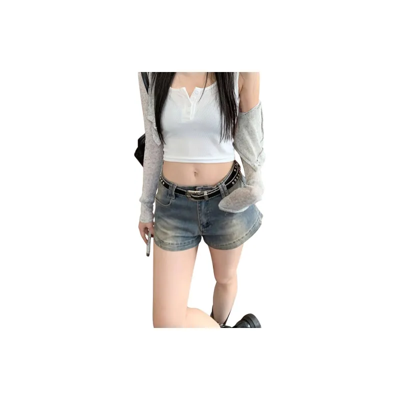 FOREVER 21 Denim Shorts Women's Vintage Blue-5