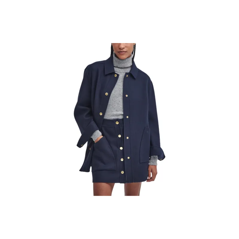BARBOUR SS24 Shirt Women's Marine Blue-1