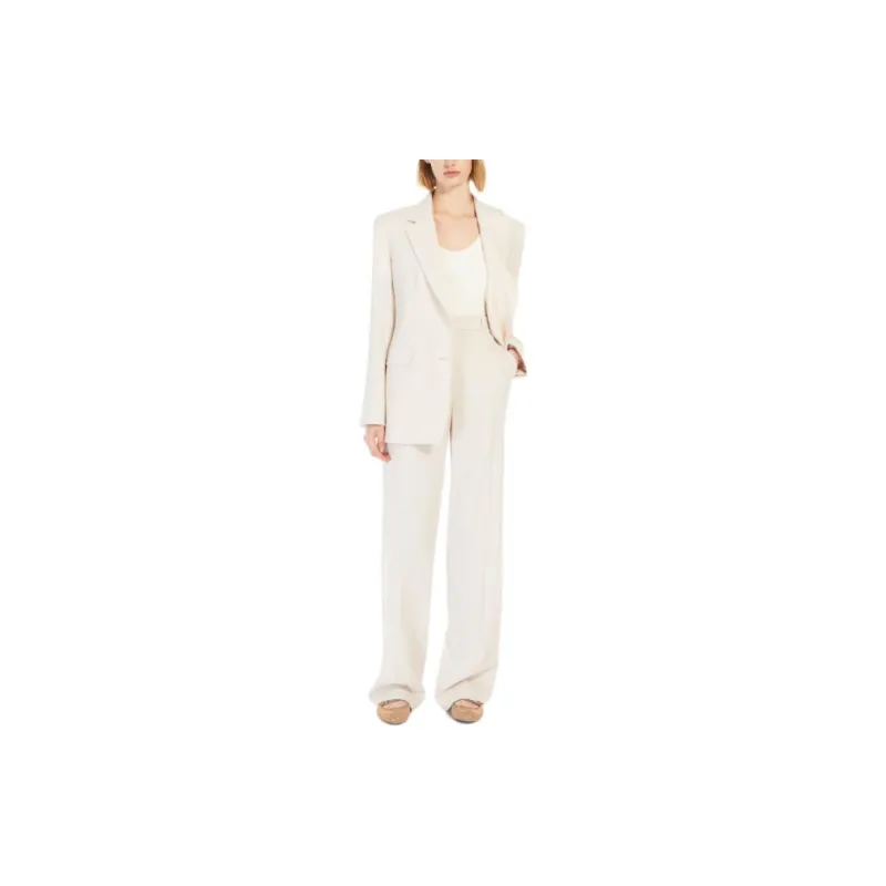 MaxMara Studio Casual Pants Women's White-3