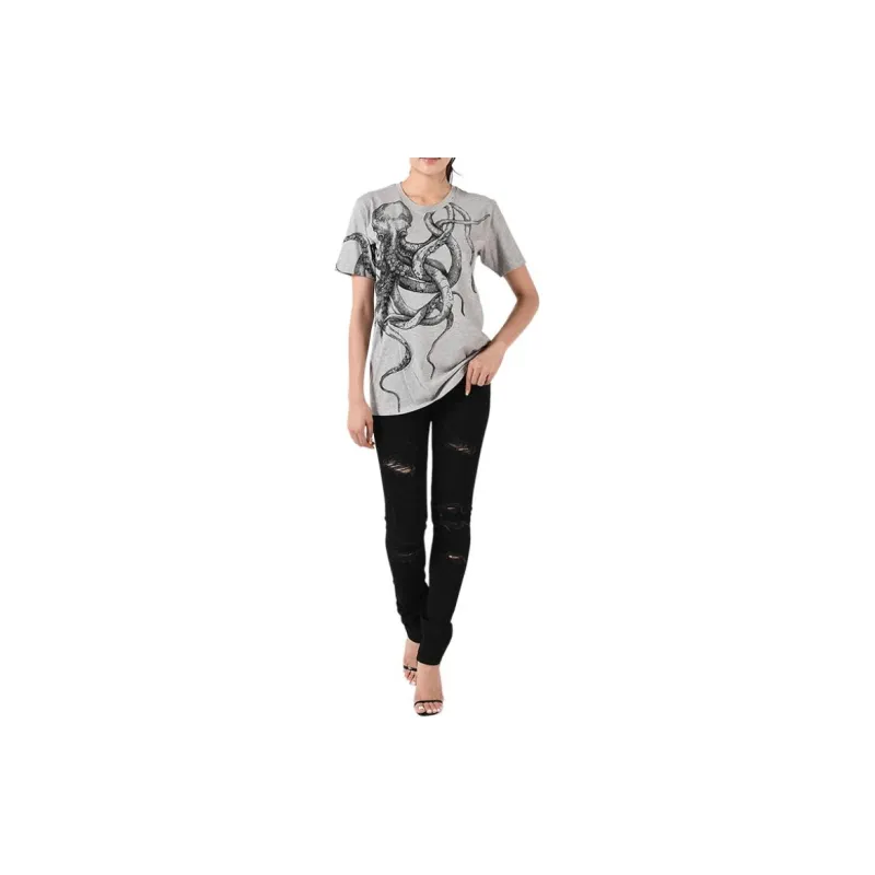 Alexander McQueen T Shirt Women's Gray-8