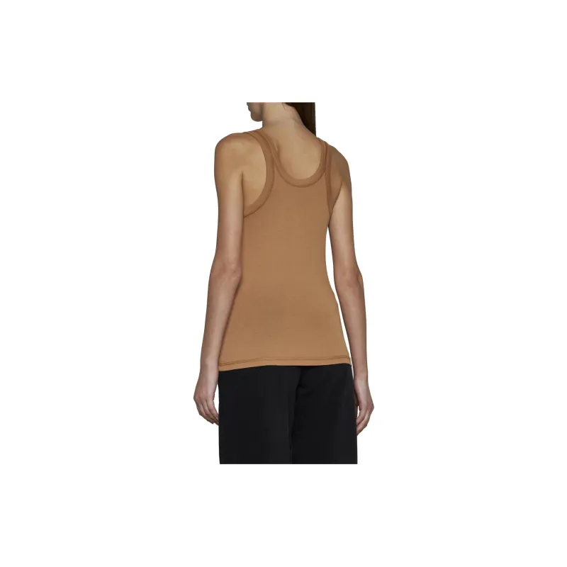 Lemaire Sleeveless Ribbed Knit Tank Top-3