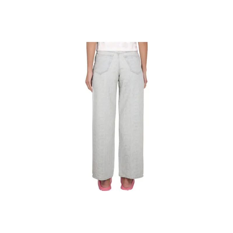 MARC JACOBS The Monogram Wide leg Jeans-3