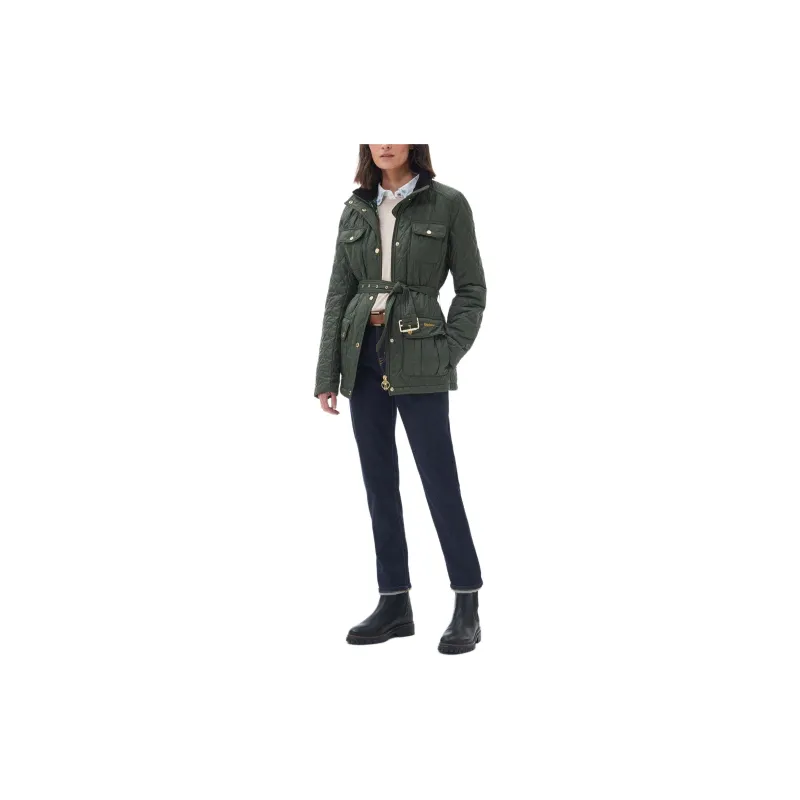 BARBOUR Country Utility Quilted Jacket Jackets Coats Women's Olive-1