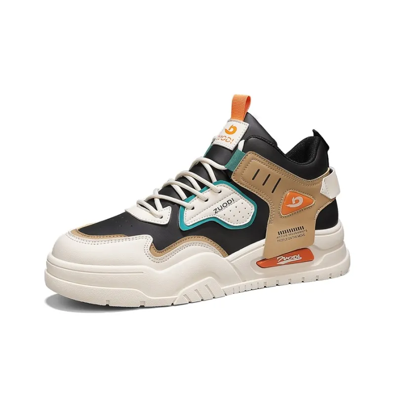 DM Wear-Resistant Height Increasing Mid-Top Skateboard Shoes Men's Box Included-12