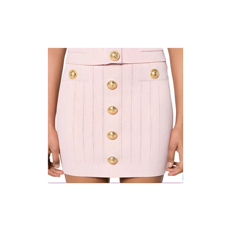 BALMAIN High waist Miniskirt-4