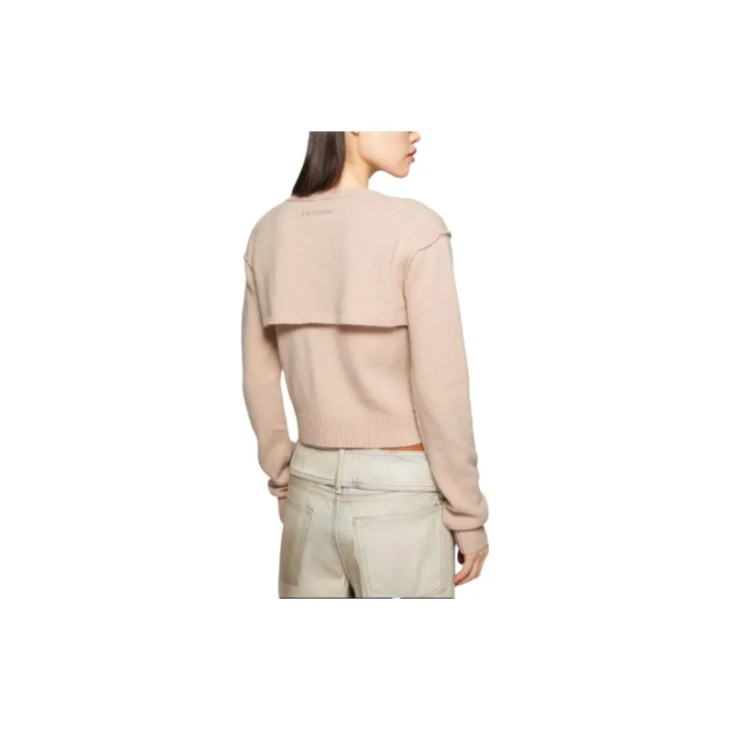 Acne Studios FW24 Sweater Women's Gray Pink-2
