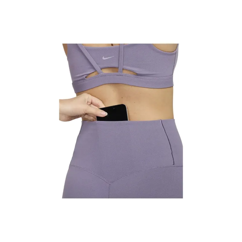 Nike Zenvy Cycling Pants Women's Dark Purple-5