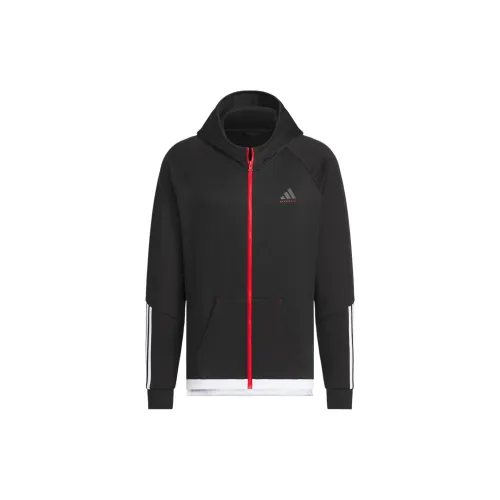 Adidas Basketball Jackets Men Black