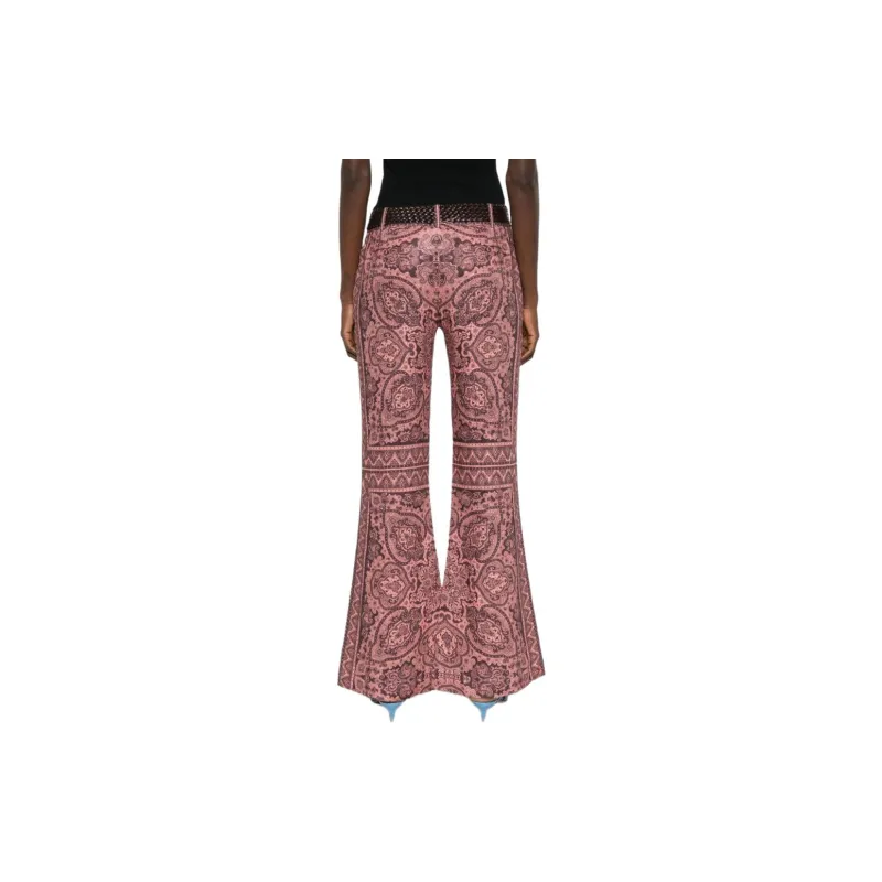 Zimmermann Belted Waist Ottie Paisley Printed Trousers-1