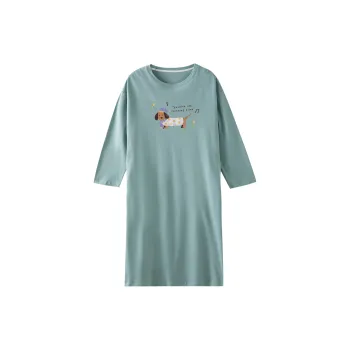 Montagut Nightgown Fall Women's Navy Blue