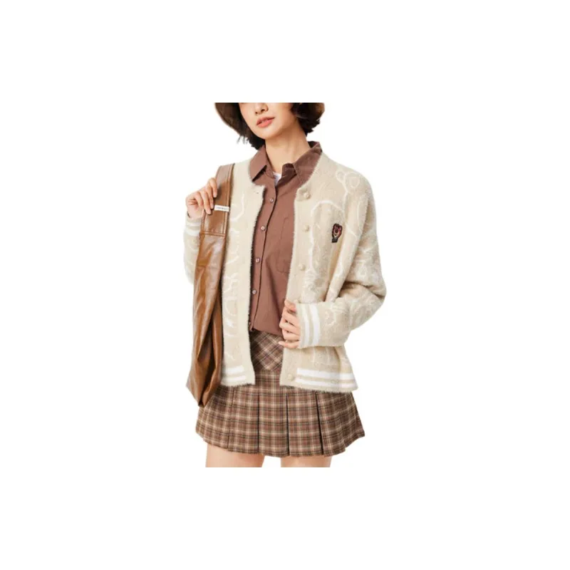 LiNing Knitwear Women's Milk Tea Yellow-2