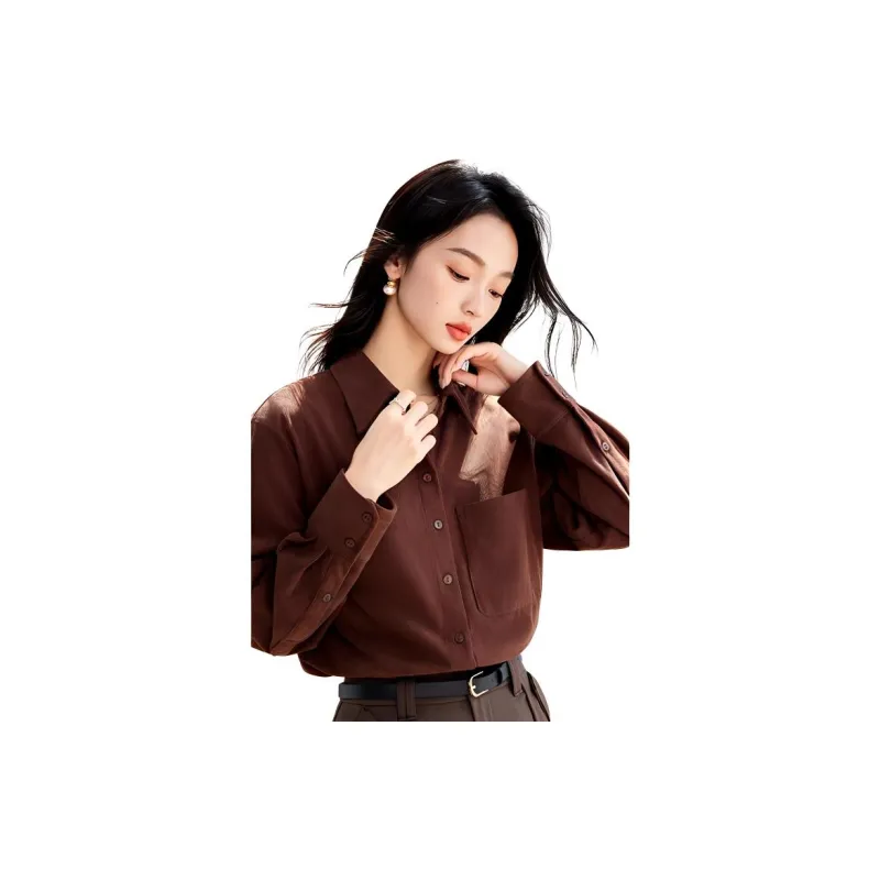 La Chapelle Shirt Women's Dark Brown-4