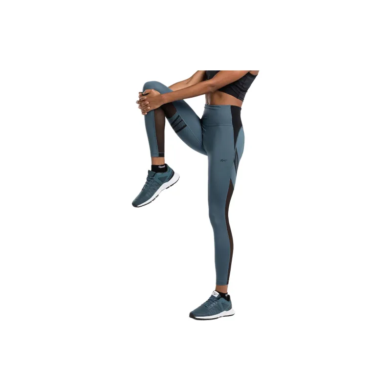 Reebok Lux Perform Leggings Athletic Trousers Women's Basketball Blue-4