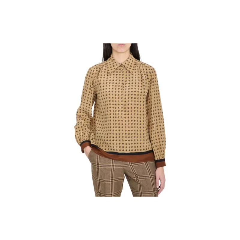 GUCCI Logo-pattern Blouse-2