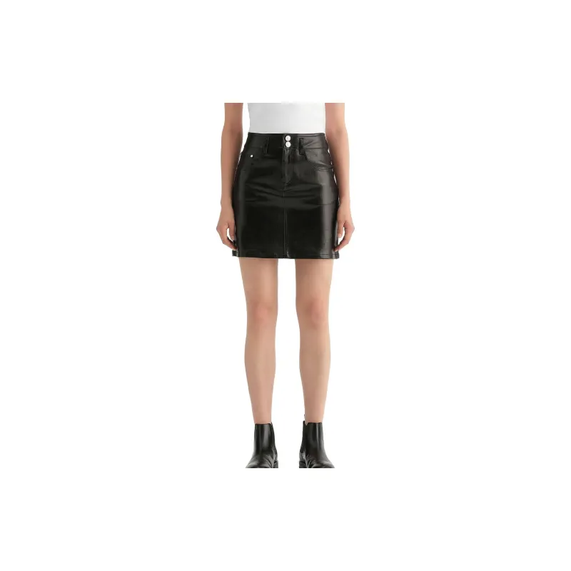 KARL LAGERFELD FW23 Casual Short Skirts Women's Black-4