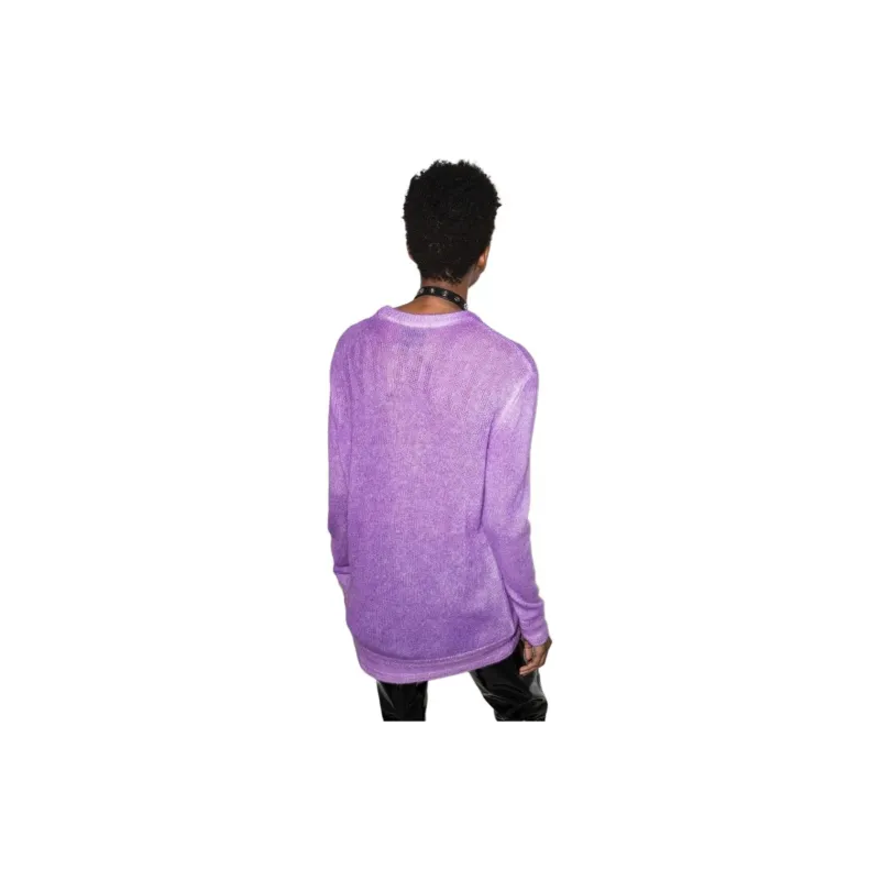 Givenchy Oversized Sweater With Ceramic Prints 'Mauve'-4