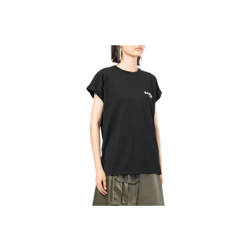 BALMAIN T Shirts Women's Black-2