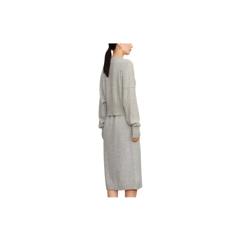 JZ. ANNAKRO Knitwear Women's Light Gray-3