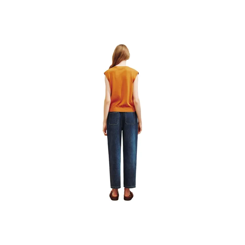 INSUN SS24 Jeans Women's Vintage Blue-2