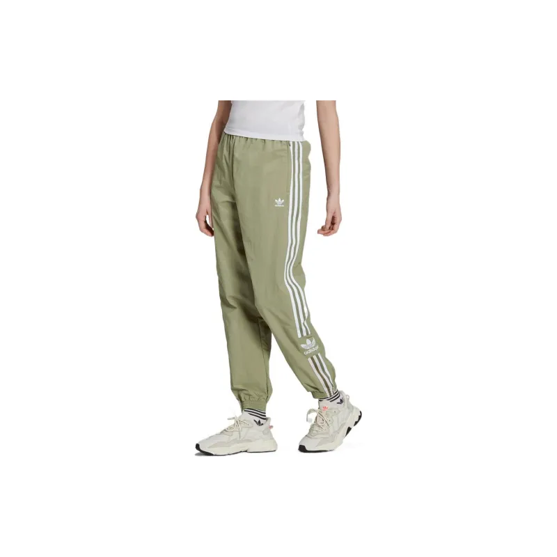 Adidas Originals Knitted Sports Pants Women's Olive Green-2