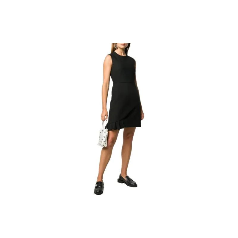 MSGM Sleeveless Dress Women's Black-1