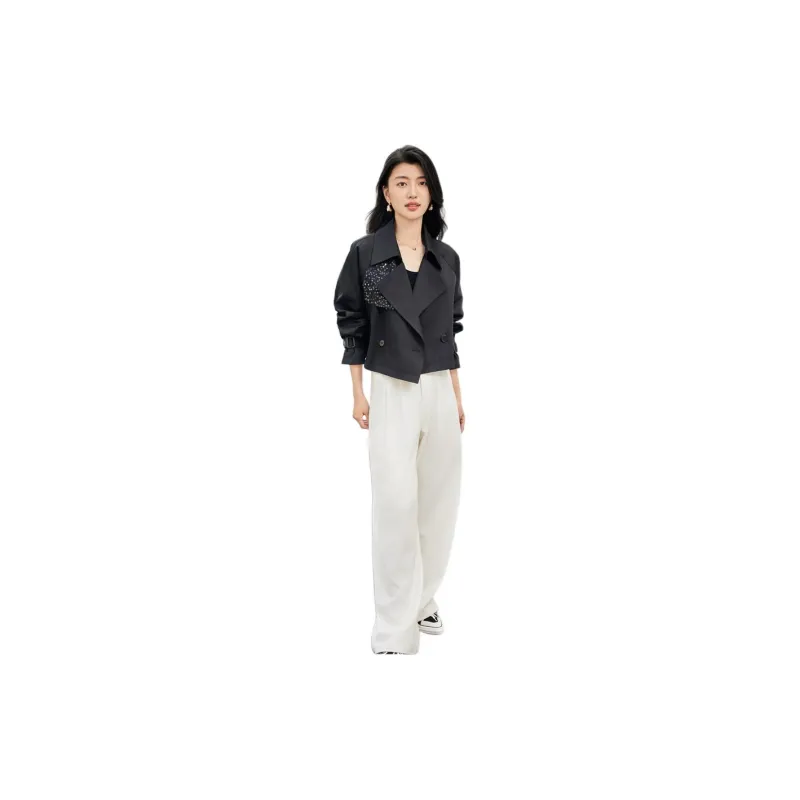 Yi Mengyuan Trench Coat Women's-3