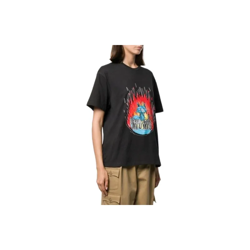 MIU MIU T Shirts Women's Black-2