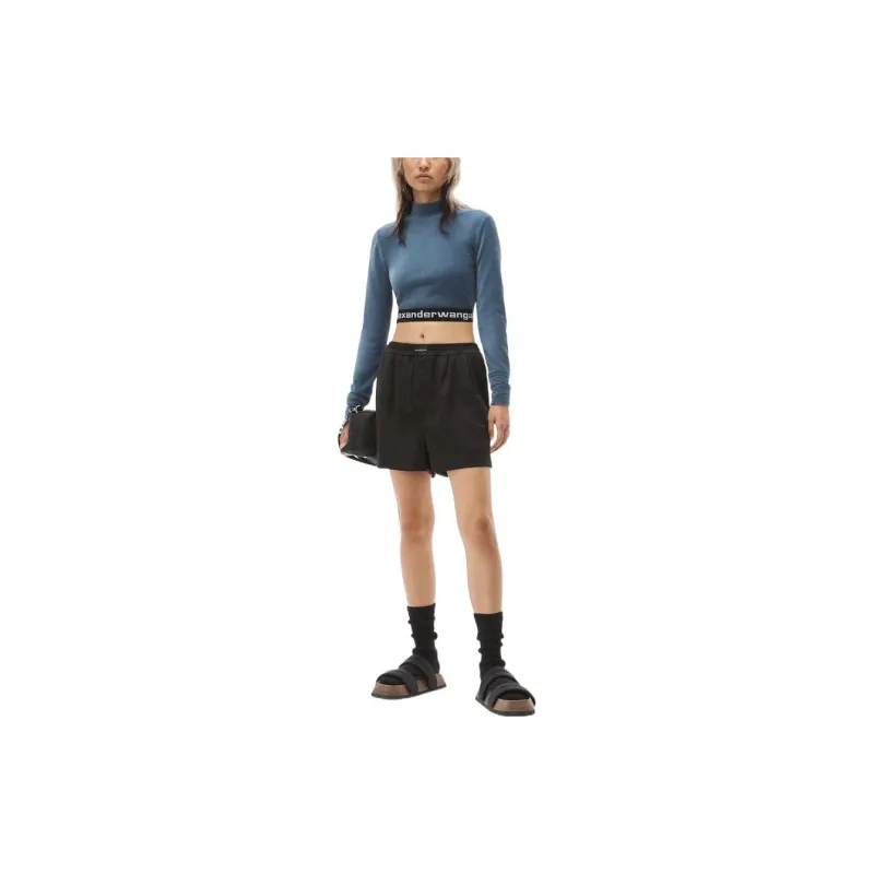 Alexander Wang Crop Tops Women's Blue-1