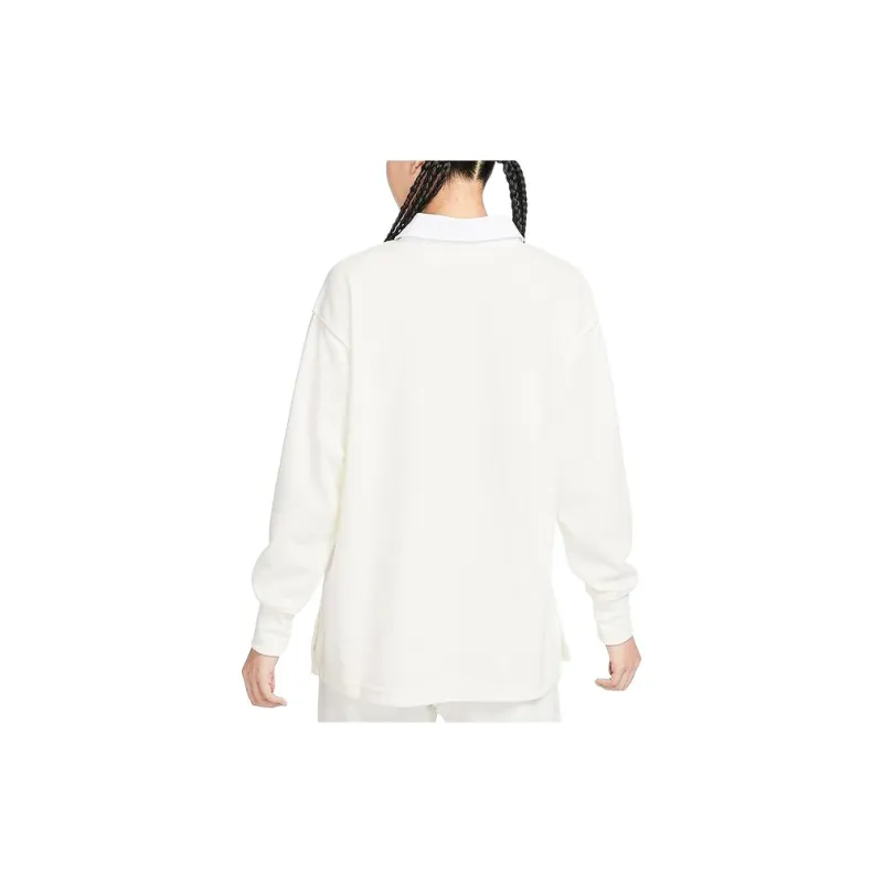 Nike Drop Shoulder Sleeve T Shirt Women's White-3