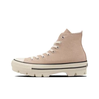 Converse ALL STAR CHUCK Durable Breathable High Top Canvas Shoes Unisex Beige