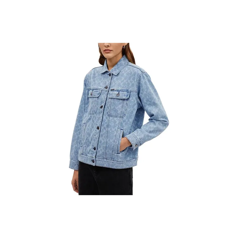 COACH SS24 Jackets Coats Women's Light Wash Color-3