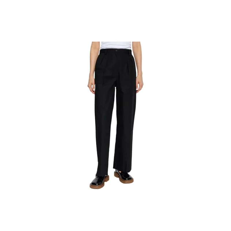 A.P.C Tressie Button Detailed Straight Leg Trousers-1