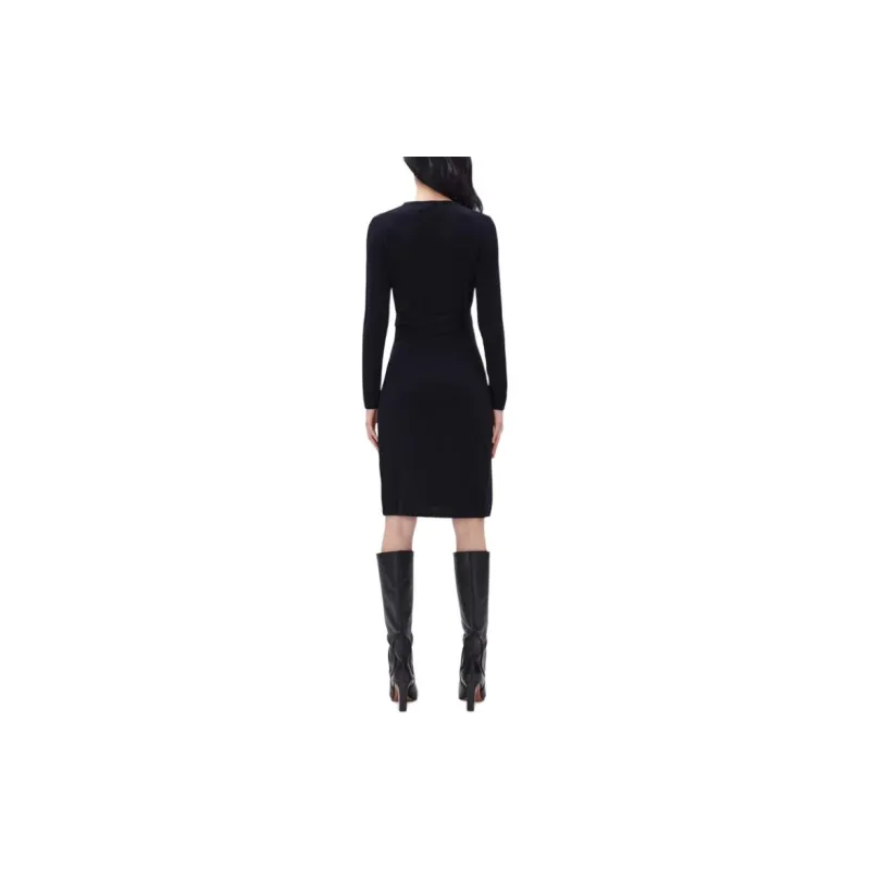 DVF Diane Von Furstenberg Long-Sleeved Dresses Women's Black-3