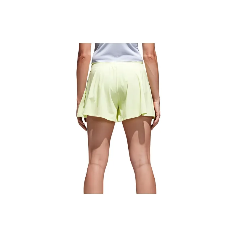 Adidas Casual Shorts Women's Neon Yellow-4