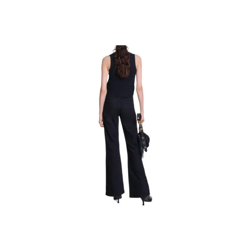 Maje Knitted Crop Top-2