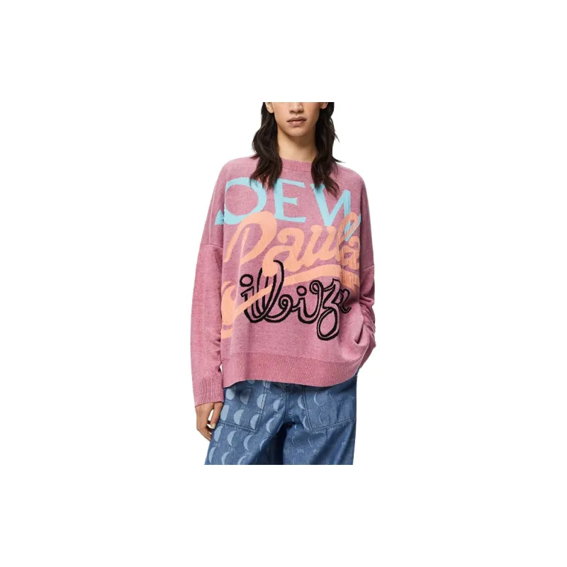 LOEWE FW21 Sweater Women's Pink-1